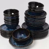 Fashion Cordoama Klassik Dunkelblau - 40 Teiliges Set Geschirr Sets