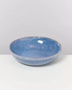 Fashion Cordoama Klassik Pastateller Blau Gesprenkelt Pastaschalen