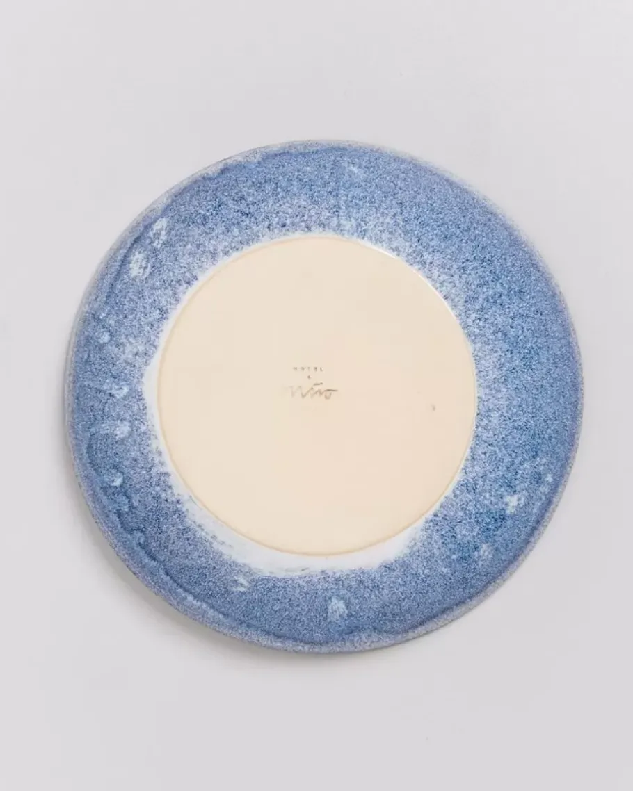 Fashion Cordoama Klassik Pastateller Blau Gesprenkelt Pastaschalen