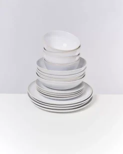 Cheap Cordoama Klassik Weis - 16 Teiliges Set Geschirr Sets