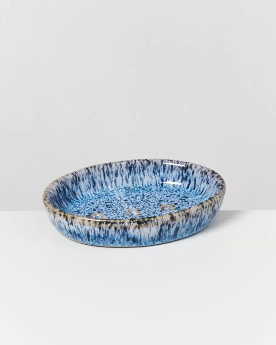Discount Cordoama Seifenschale Blau Gesprenkelt Seifenschalen
