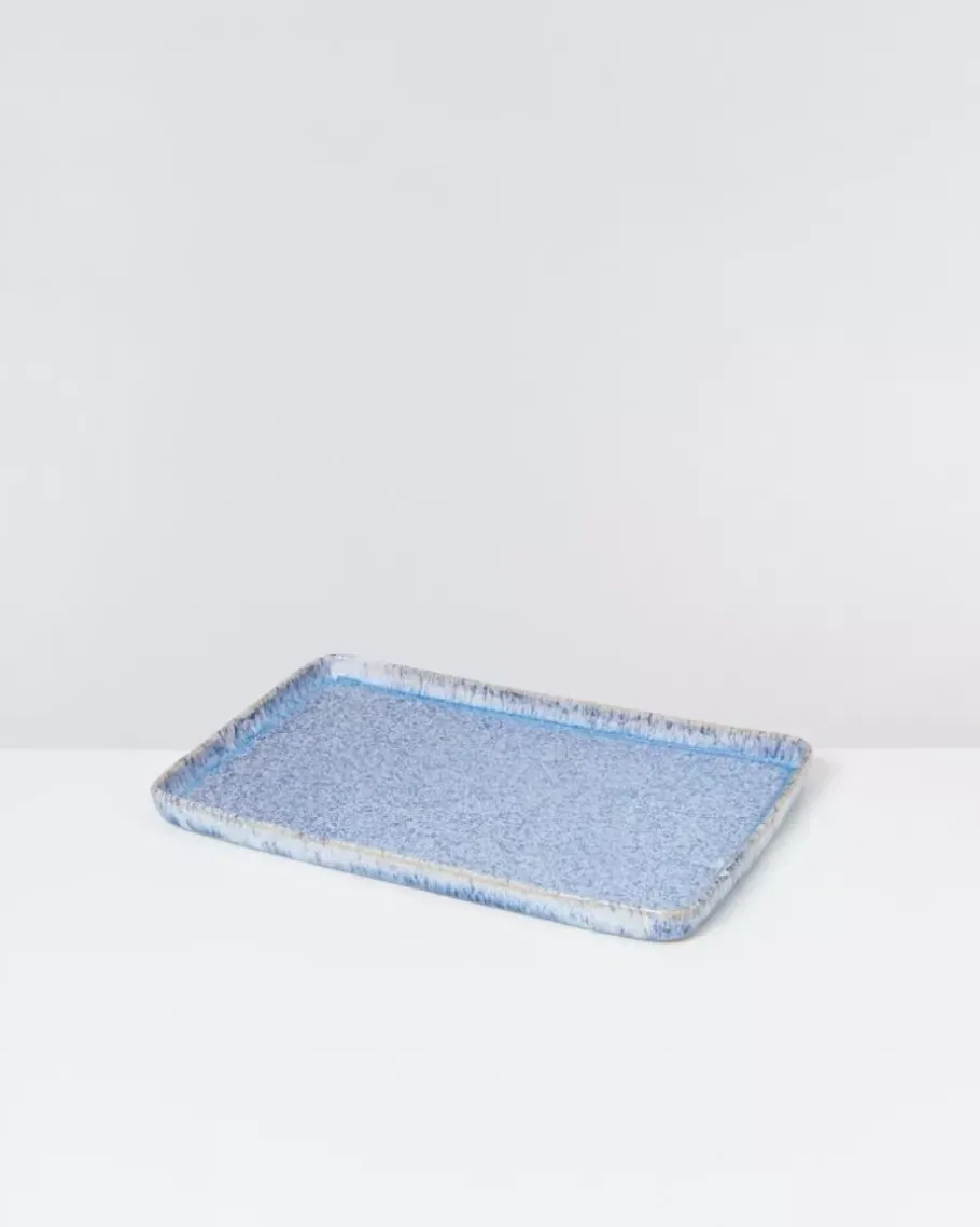New Cordoama Tablett Blau Gesprenkelt Tabletts