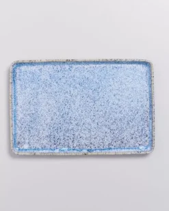 New Cordoama Tablett Blau Gesprenkelt Tabletts