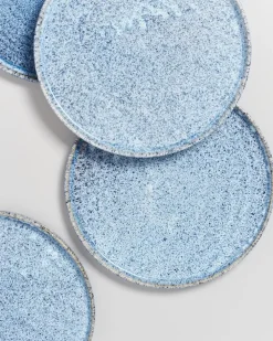 Fashion Cordoama Teller Gros Blau Gesprenkelt Große Teller
