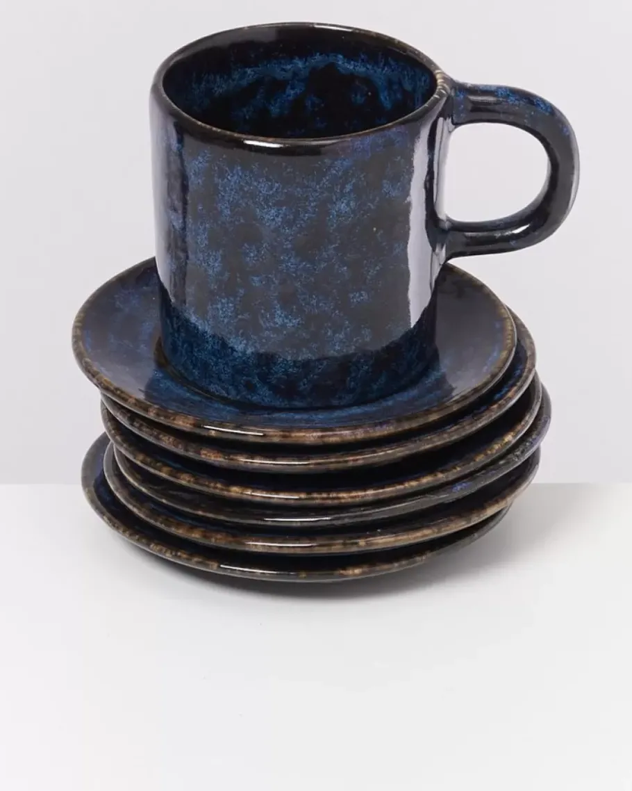 New Cordoama Untertasse Dunkelblau Kleine Tassen