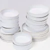 Sale Cordoama Weis - 24 Teiliges Set Geschirr Sets