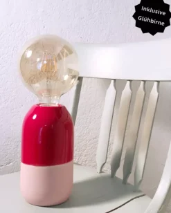Sale Farol Lampe Rot Rose Lampen