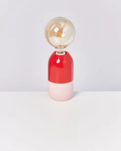 Sale Farol Lampe Rot Rose Lampen