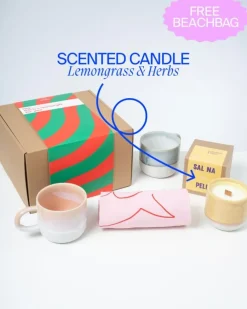 Online Geschenkbox - 2 X Coimbra Teetasse & 1 X Duftkerze Große Tassen