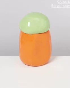 Clearance Joao Duftkerze "Dia No Mar" Orange Grun Duftkerzen