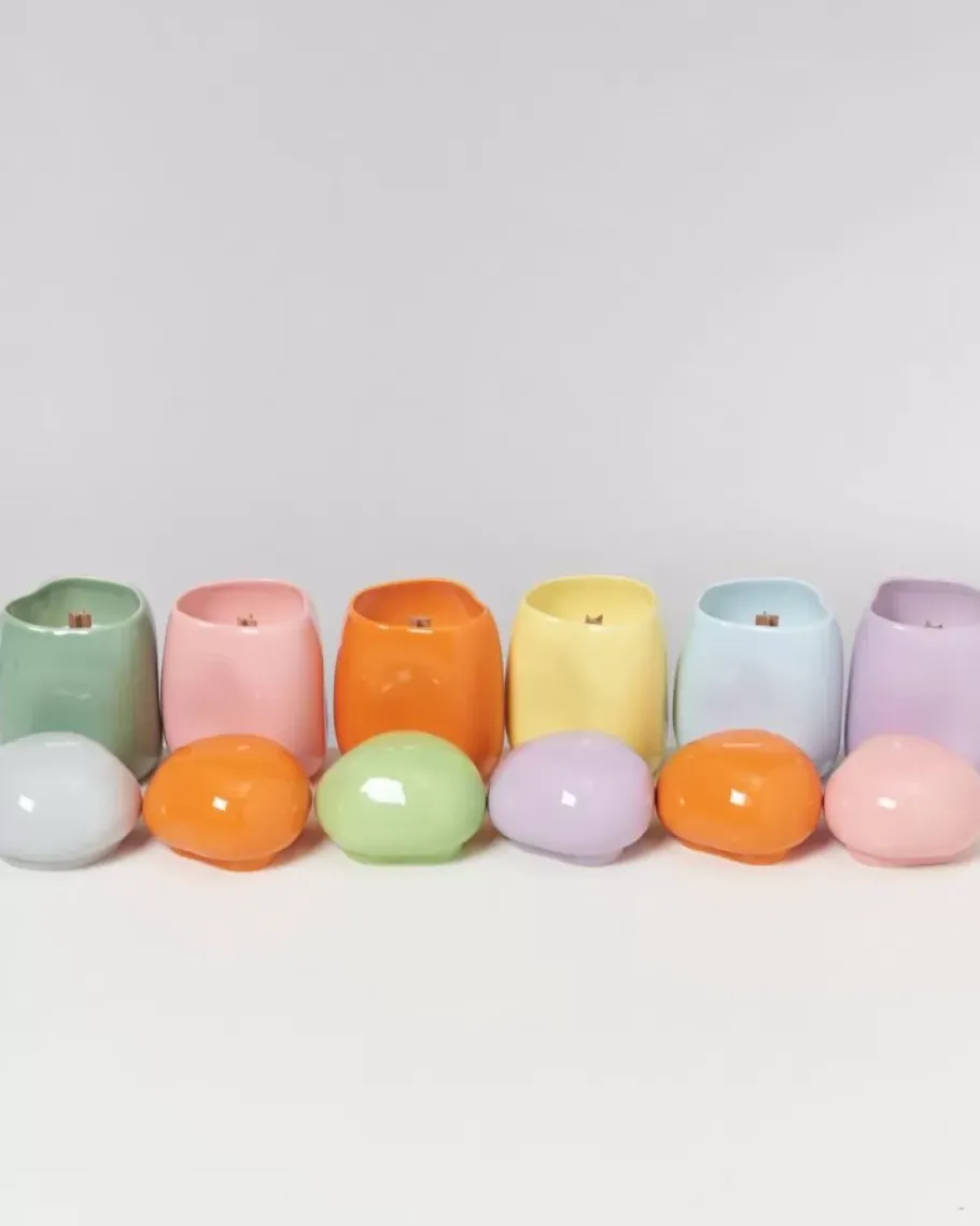 Clearance Joao Duftkerze "Dia No Mar" Orange Grun Duftkerzen