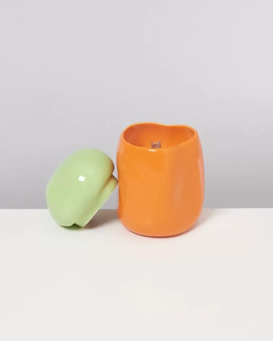 Clearance Joao Duftkerze "Dia No Mar" Orange Grun Duftkerzen