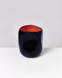 Outlet Joao Vase L Blau Coral Vasen