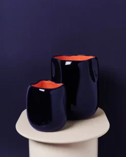 Hot Joao Vase L Blau Coral Joao L