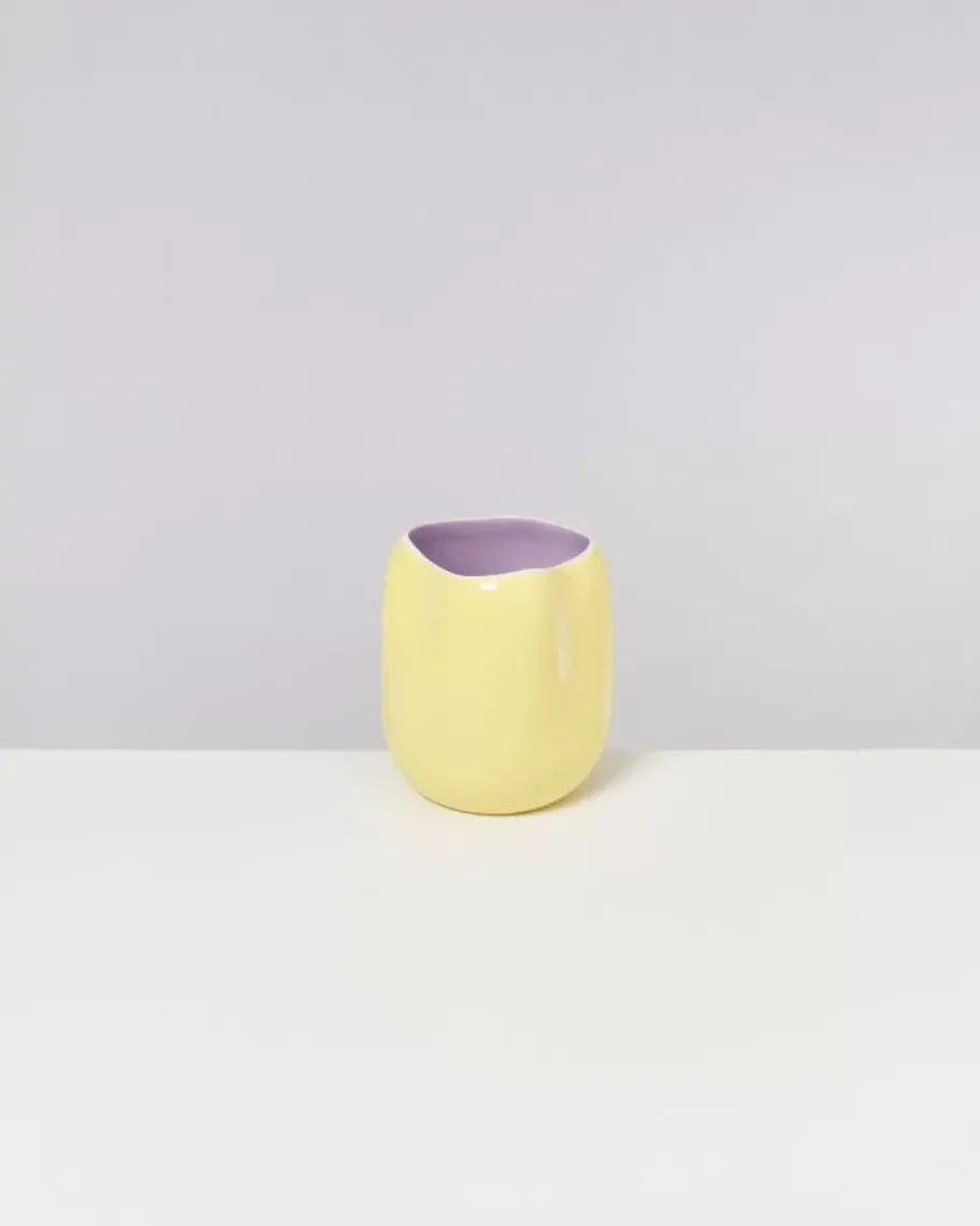 Cheap Joao Vase M Gelb Lila Vasen