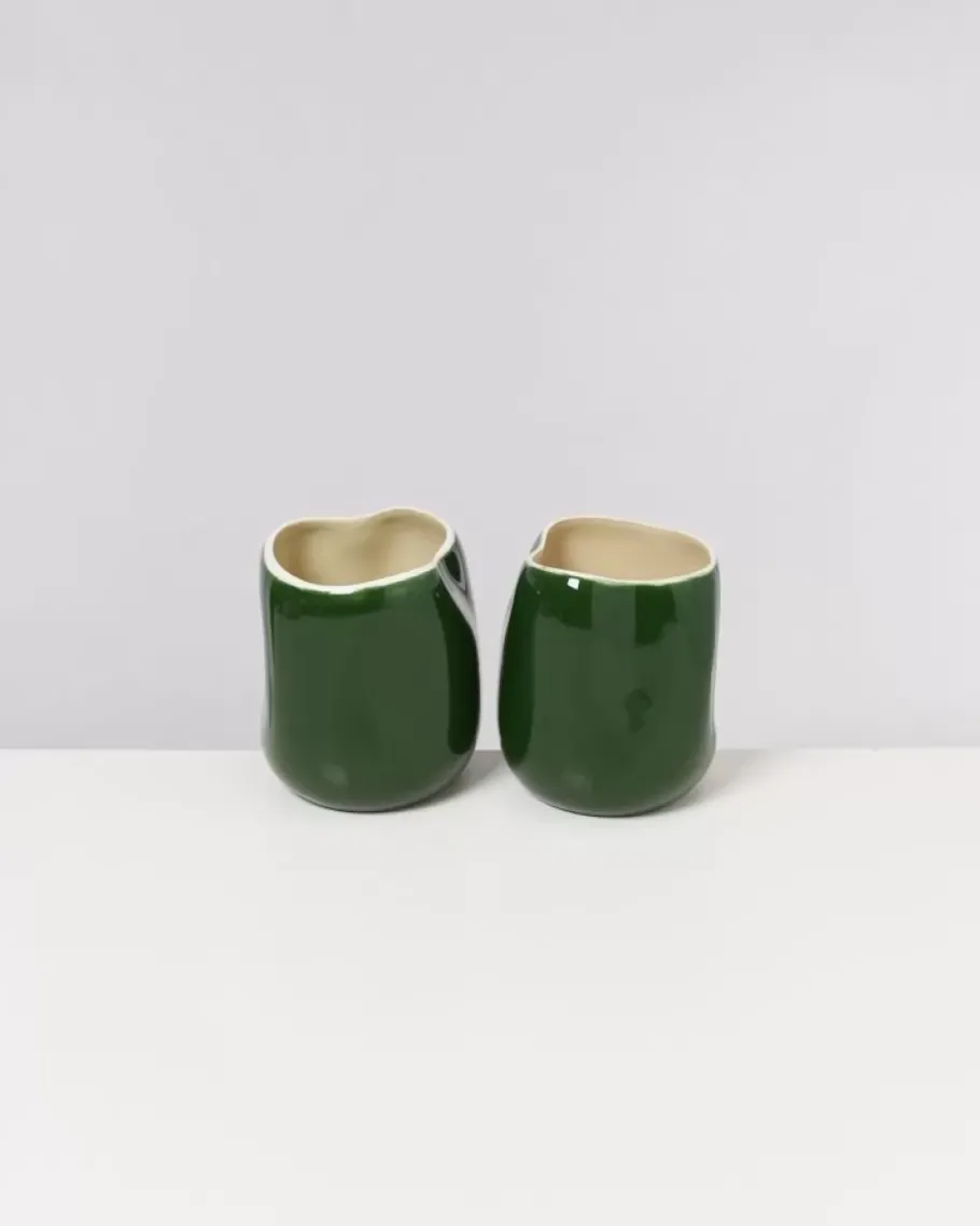 Shop Joao Vase M Grun Vanille Joao M