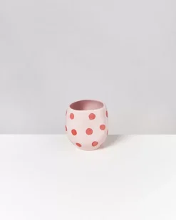 Cheap Joao Vase M Rosa Mit Punkten Vasen