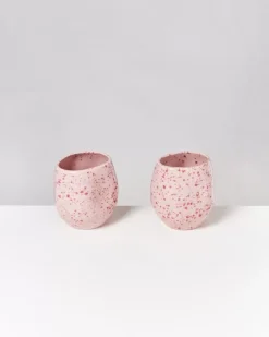Cheap Joao Vase M Rosa Rot Gesprenkelt Vasen