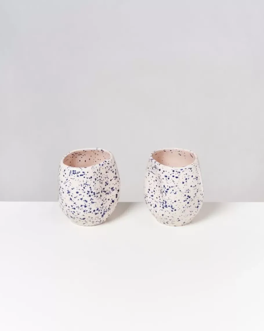 Online Joao Vase M Rose Blau Gesprenkelt Vasen