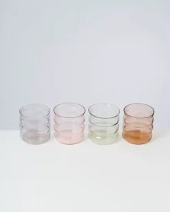 Outlet Joia Glas Bubble Pink Opal Gläser
