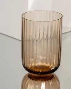 Discount Joia Glas Riffled Bronze Gläser