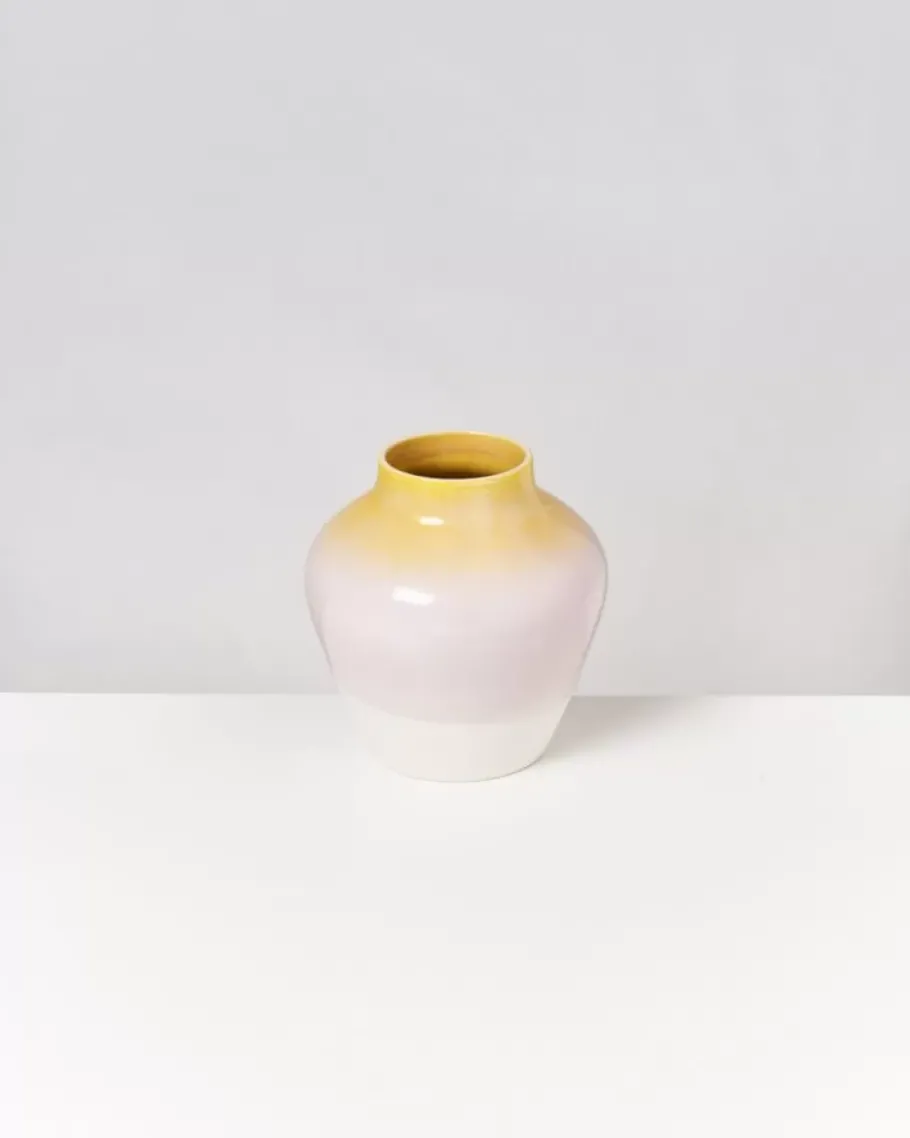 Cheap Madalin Vase Gelb Rosa Gesprenkelt Madalin