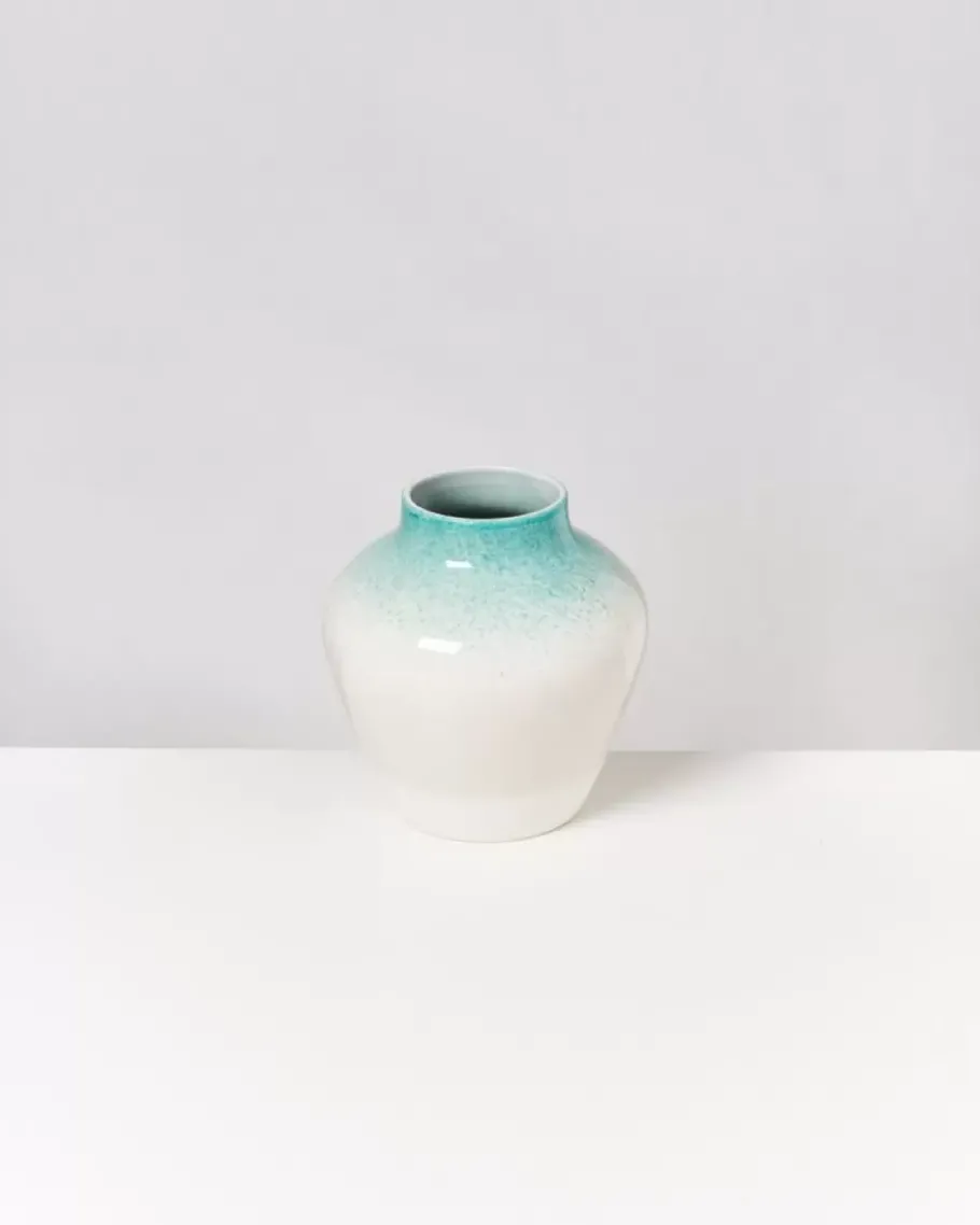 Outlet Madalin Vase Grun Rosa Gesprenkelt Madalin