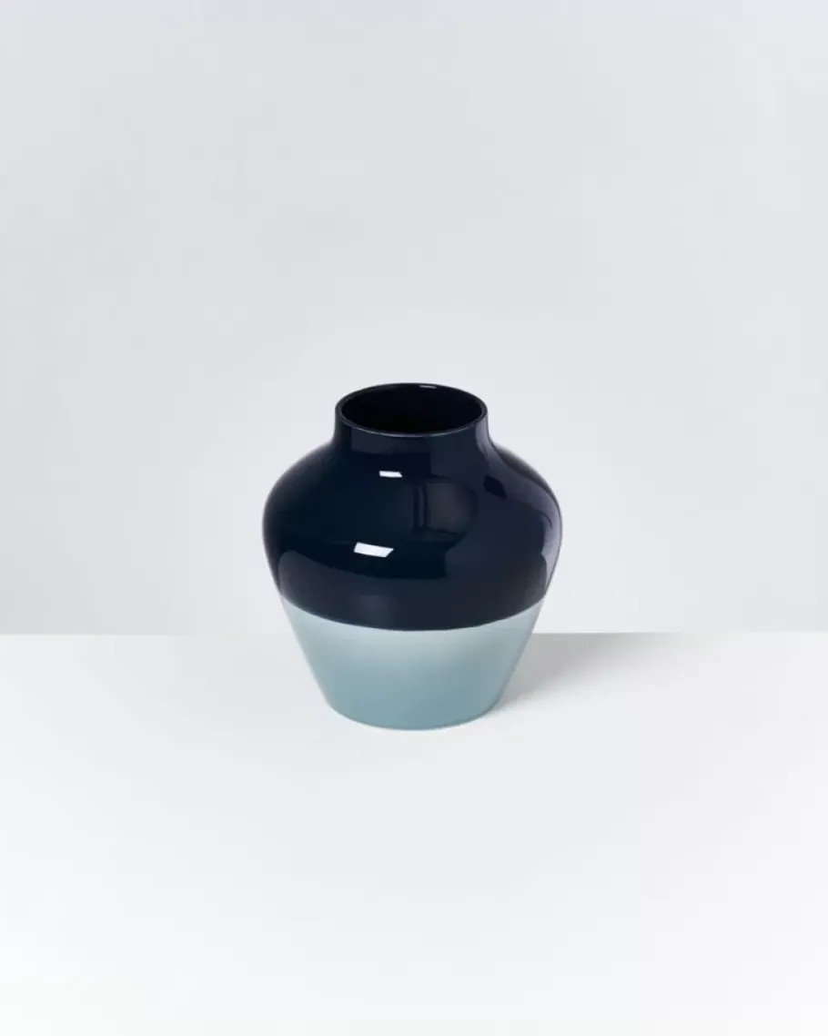 Cheap Madalin Vase Navy Hellblau Vasen