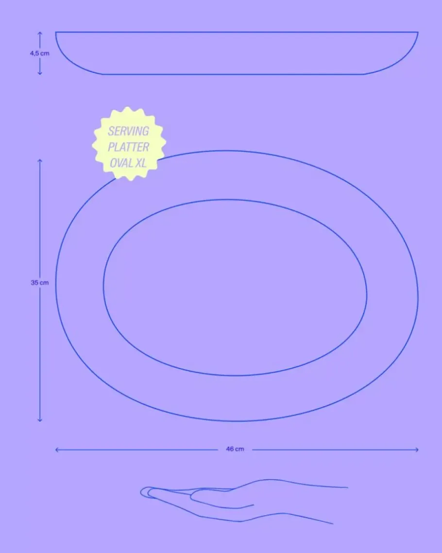 Flash Sale Madeira Servierplatte Oval Xl Servierplatten