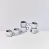 Discount Mae 6Er Set Espressotasse Grau Tassen & Becher