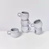 Hot Mae 6Er Set Tasse Klein Grau Tassen & Becher