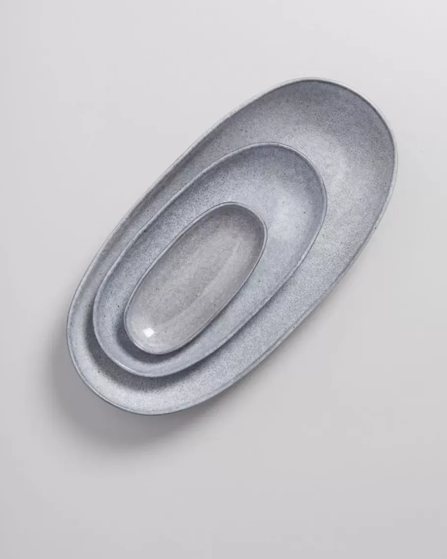 New Mae Servierplatte L Grau Servierplatten