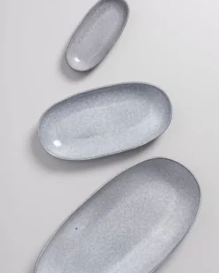 Discount Mae Servierplatte M Grau Servierplatten