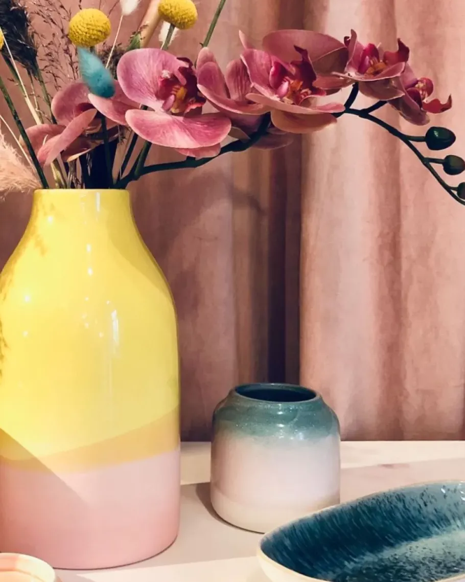 Clearance Marisa Vase Gelb Rose Marisa