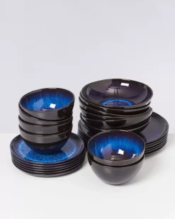Online Melides Deepseablue - 24 Teiliges Set Geschirr Sets