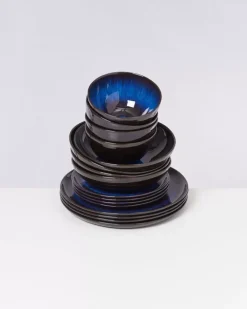 Best Melides Deepseablue - 16 Teiliges Set Geschirr Sets