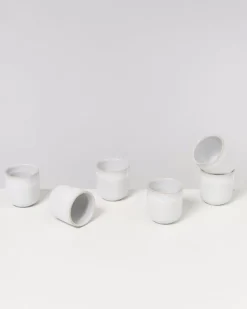 Discount Melides 6Er Set Becher Klein White 6 Teilige Sets