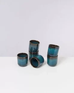 Sale Melides 6Er Set Becher Klein Oceanblue Tassen & Becher