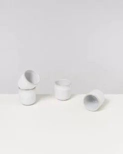 New Melides 4Er Set Becher Klein White Tassen & Becher Sets