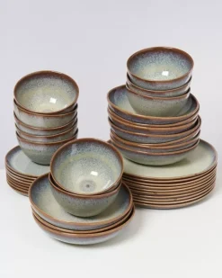 Store Melides Forest Brown - 40 Teiliges Set Geschirr Sets