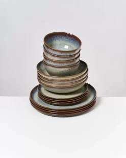 Online Melides Forest Brown - 16 Teiliges Set Geschirr Sets