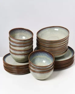 Clearance Melides Forest Brown - 32 Teiliges Set Geschirr Sets