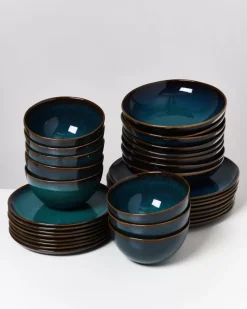 Cheap Melides Oceanblue - 32 Teiliges Set Geschirr Sets