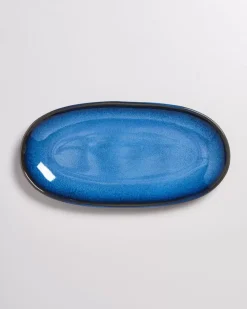 Flash Sale Melides Servierplatte L Blue Servierplatten