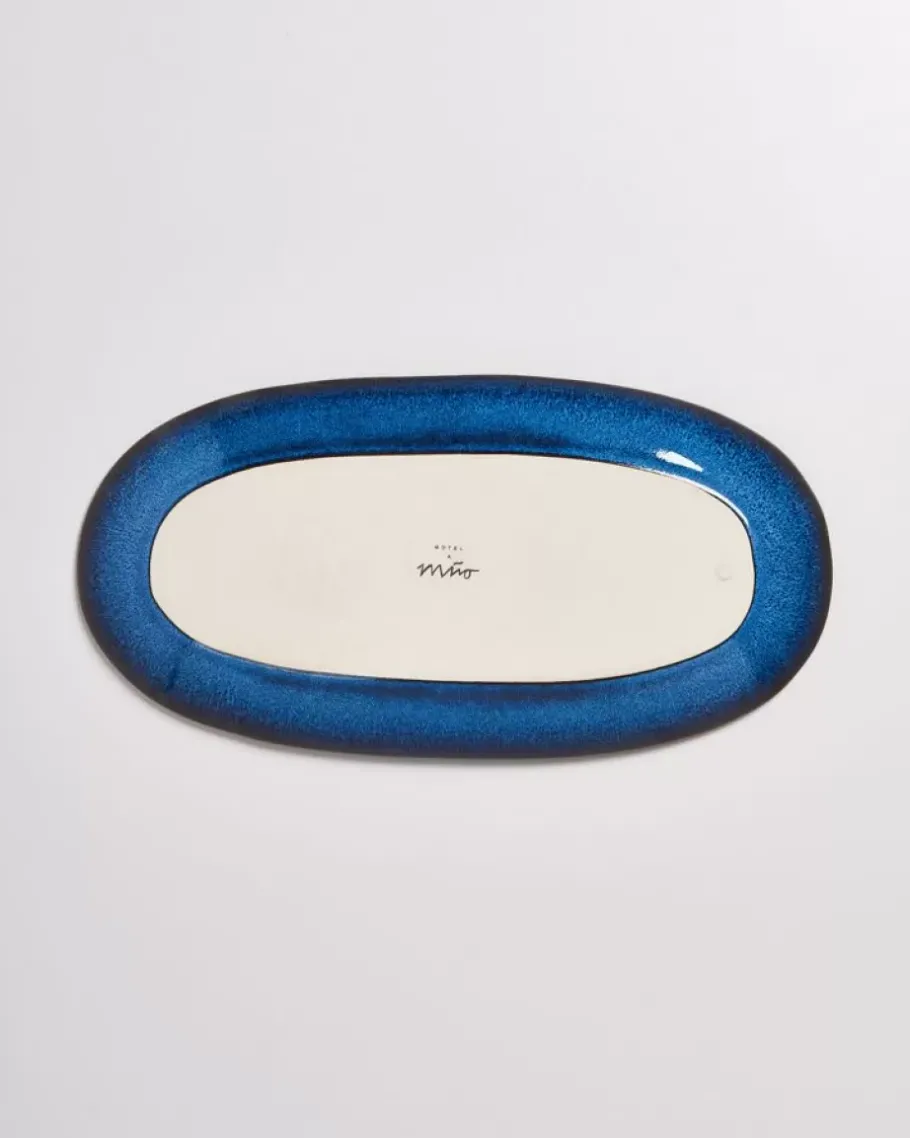 Flash Sale Melides Servierplatte L Blue Servierplatten