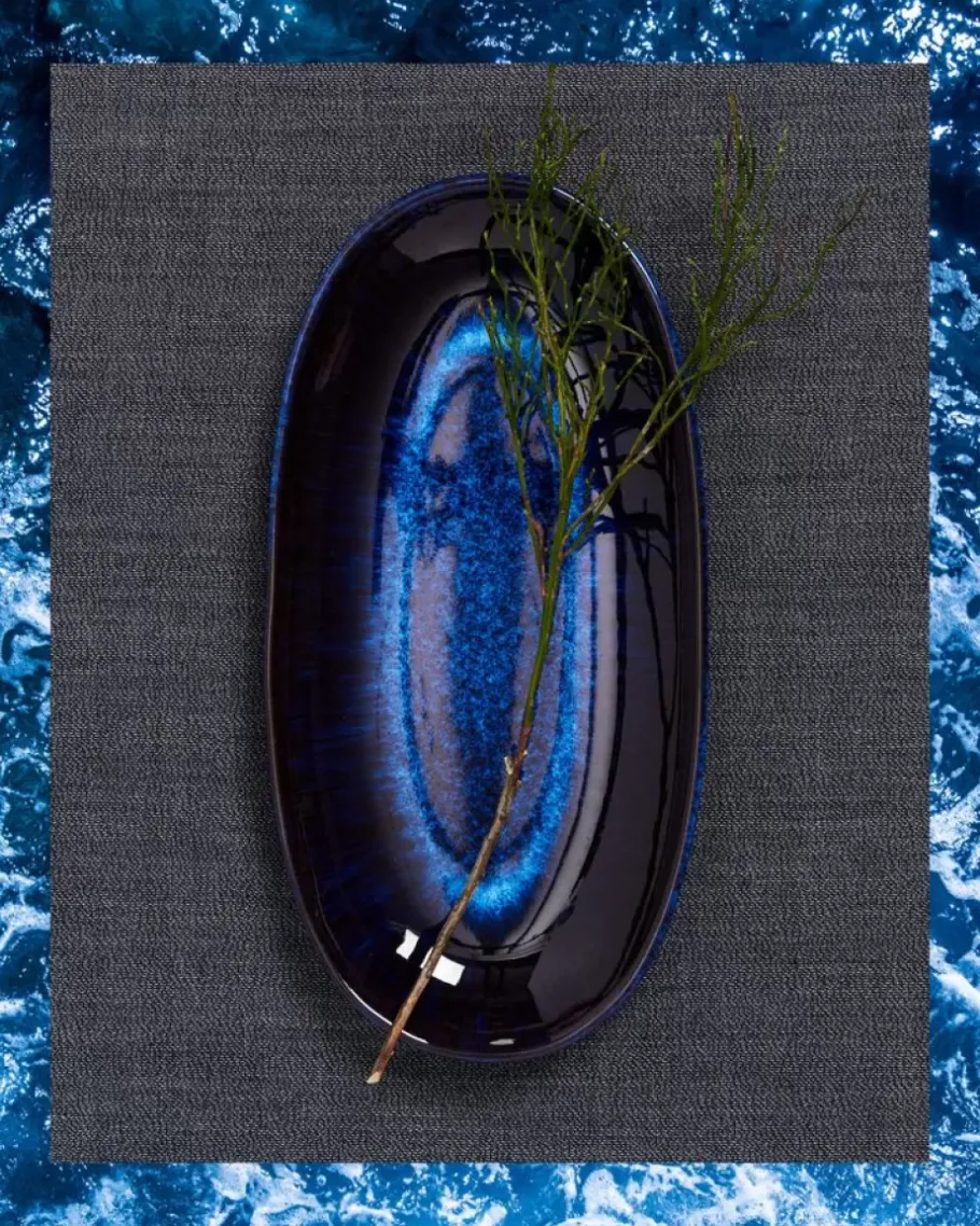 Best Melides Servierplatte L Deepseablue Servierplatten