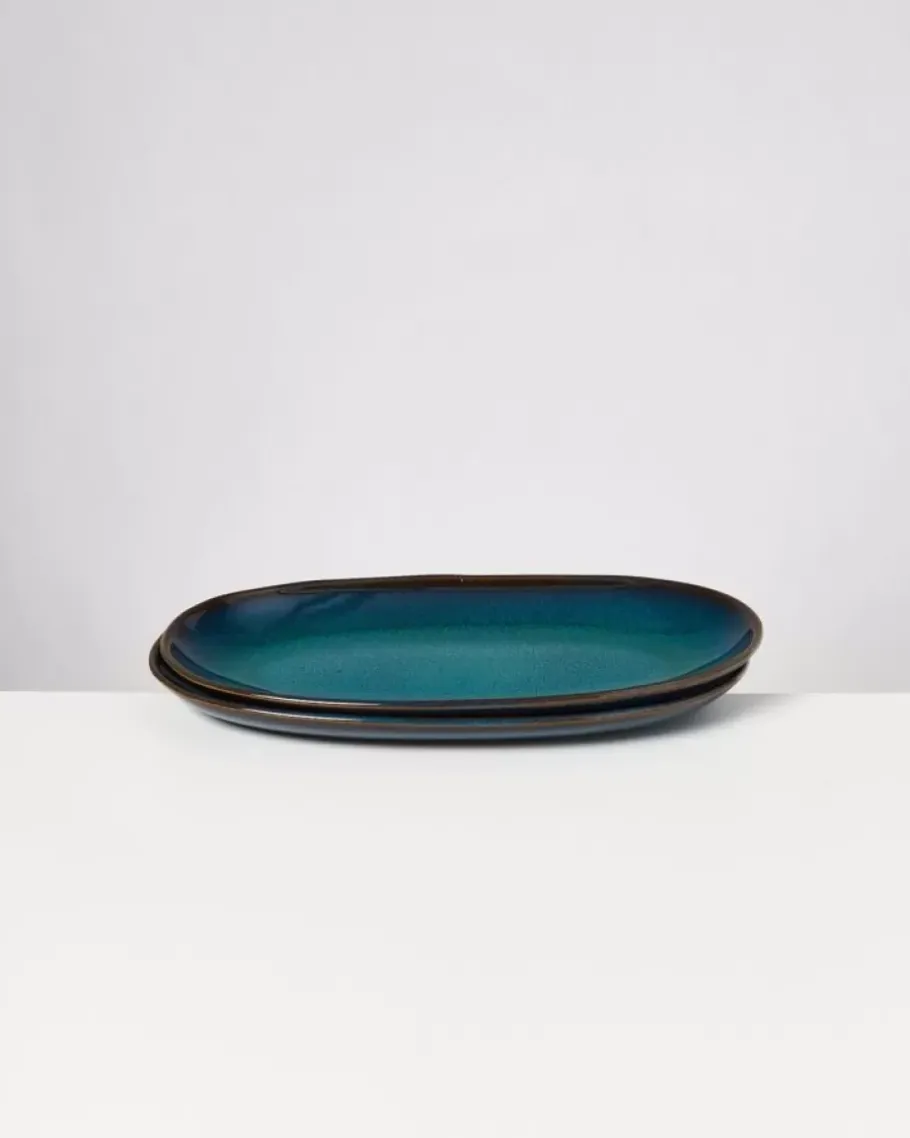 Sale Melides Servierplatte L Oceanblue Servierplatten