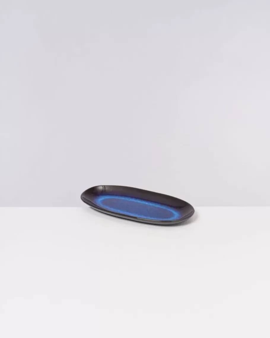 Outlet Melides Servierplatte M Deepseablue Servierplatten