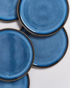 Clearance Melides Teller Gros Blue Große Teller