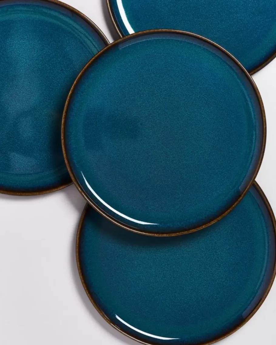 Clearance Melides Teller Gros Oceanblue Große Teller